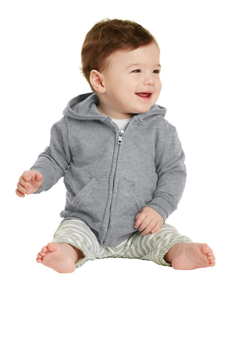 Port & Company Infant Core Fleece Full-Zip Hooded Sweatshirt CAR78IZH Port & Company