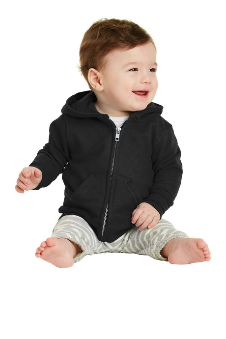Port & Company Infant Core Fleece Full-Zip Hooded Sweatshirt CAR78IZH Port & Company