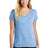 District Women's Astro V-Neck Tee. DM465A District