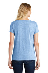 District Women's Astro V-Neck Tee. DM465A District