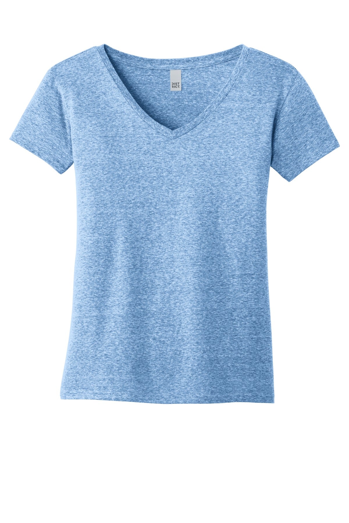 District Women's Astro V-Neck Tee. DM465A District