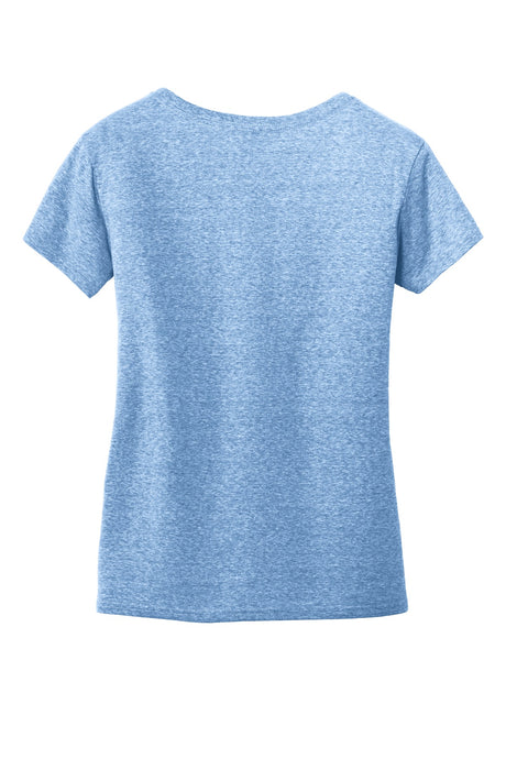 District Women's Astro V-Neck Tee. DM465A District