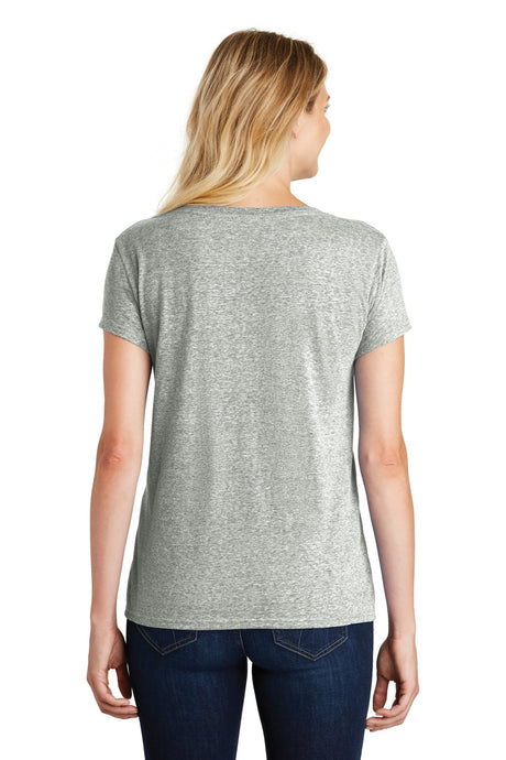 District Women's Astro V-Neck Tee. DM465A District
