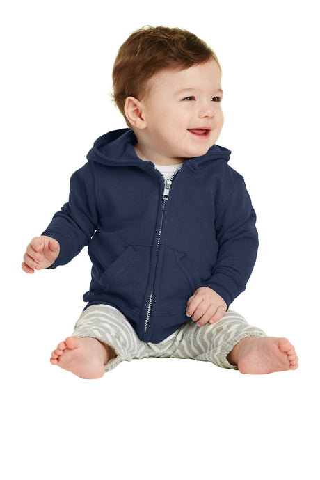 Port & Company Infant Core Fleece Full-Zip Hooded Sweatshirt CAR78IZH Port & Company