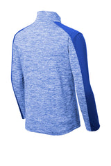 Sport-Tek Youth PosiCharge Electric Heather Colorblock 1/4-Zip Pullover YST397