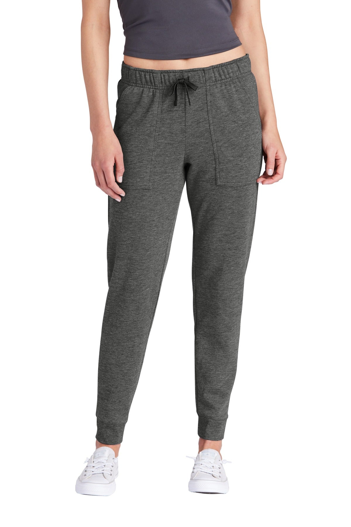 Sport-Tek Women's PosiCharge Tri-Blend Wicking Fleece Joggers.  LST299