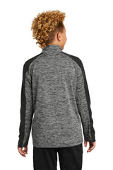 Sport-Tek Youth PosiCharge Electric Heather Colorblock 1/4-Zip Pullover YST397