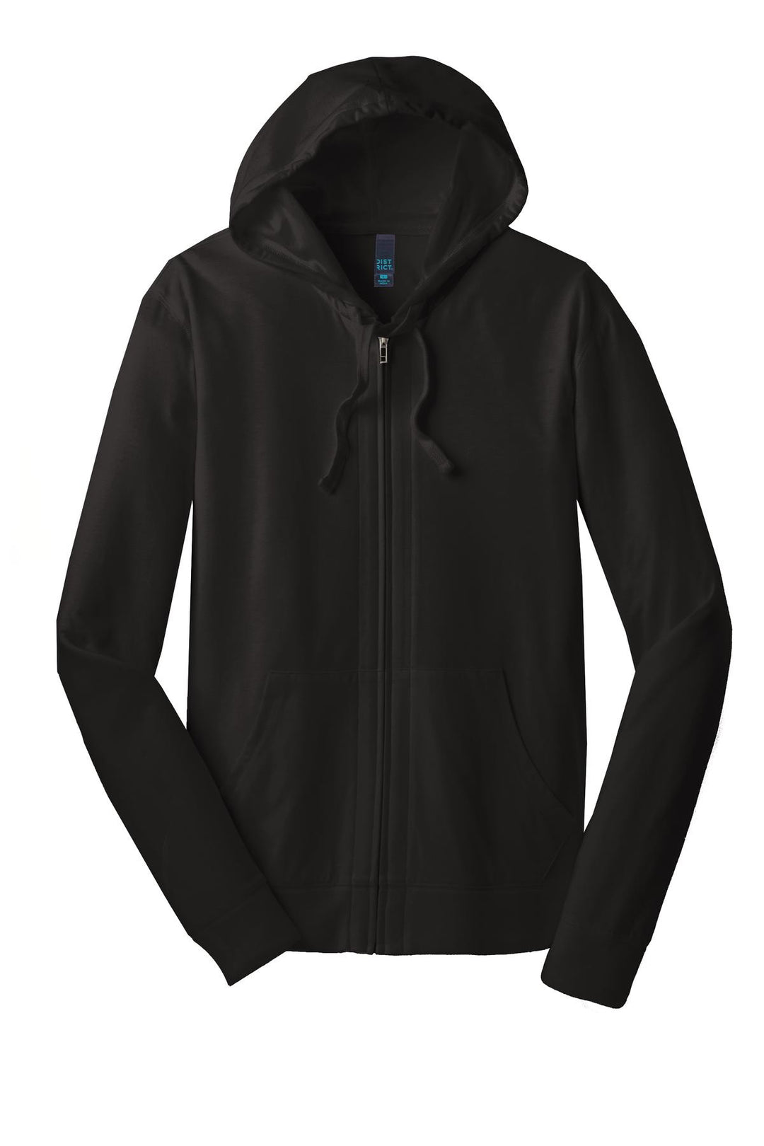 District Jersey Full-Zip Hoodie. DT1100 District