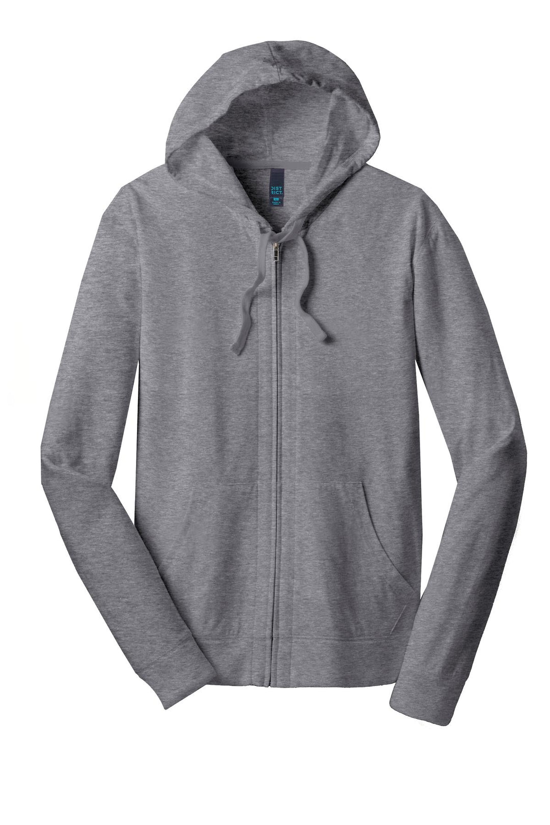District Jersey Full-Zip Hoodie. DT1100 District