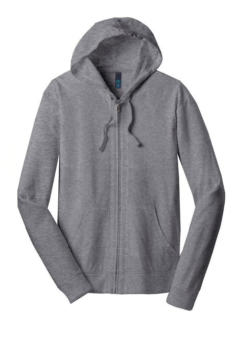 District Jersey Full-Zip Hoodie. DT1100 District