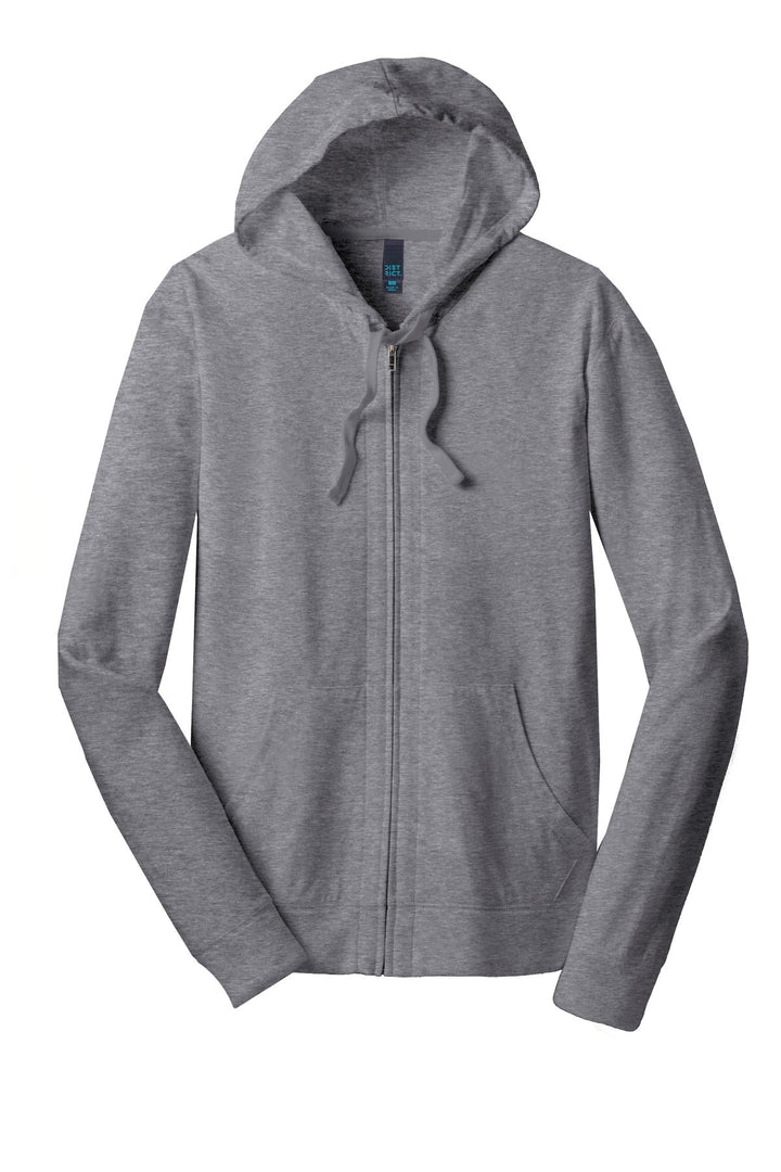 District Jersey Full-Zip Hoodie. DT1100 District