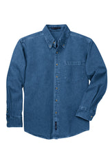 Port Authority Men's Heavyweight Denim Shirt. S100