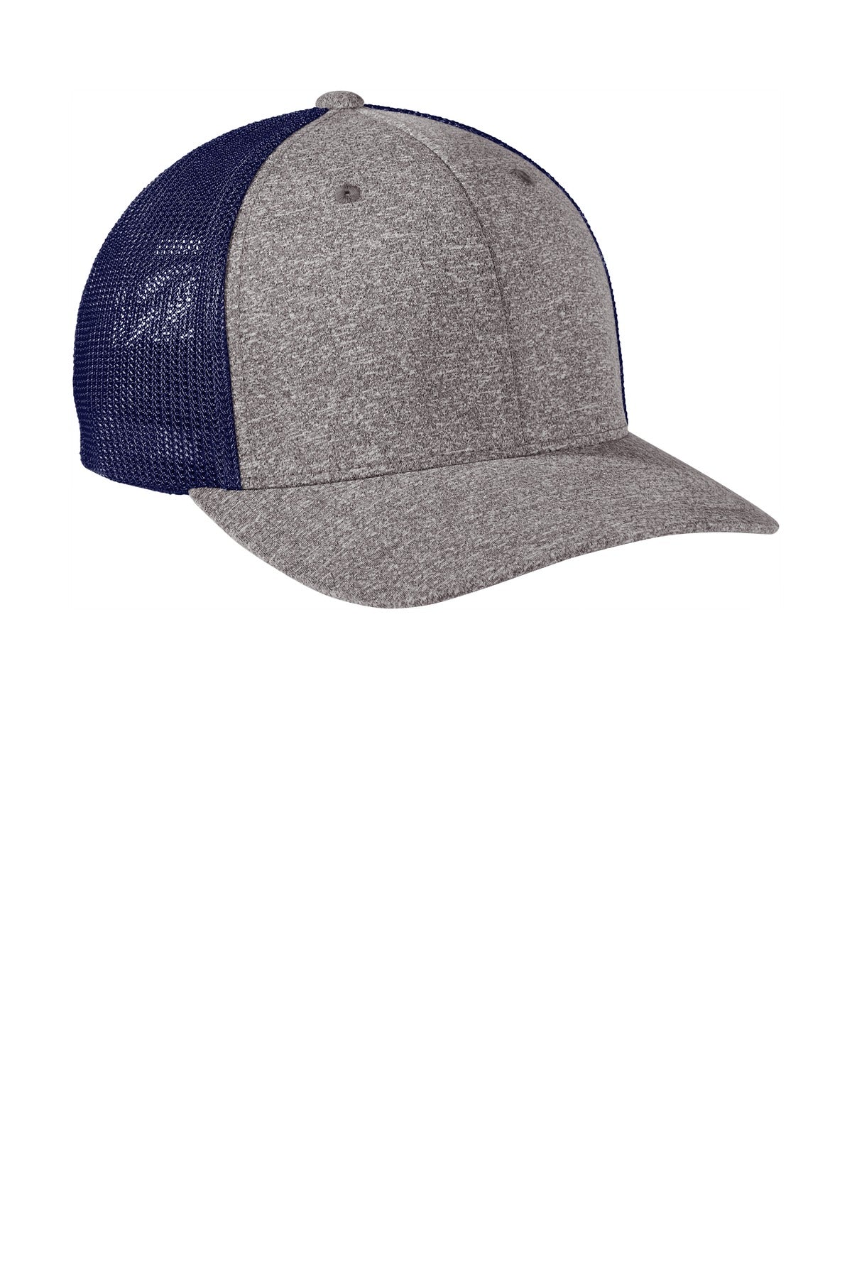 Port Authority Flexfit Melange Mesh Back Trucker Cap