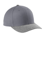 Sport-Tek Yupoong Curve Bill Snapback Cap Sport-Tek