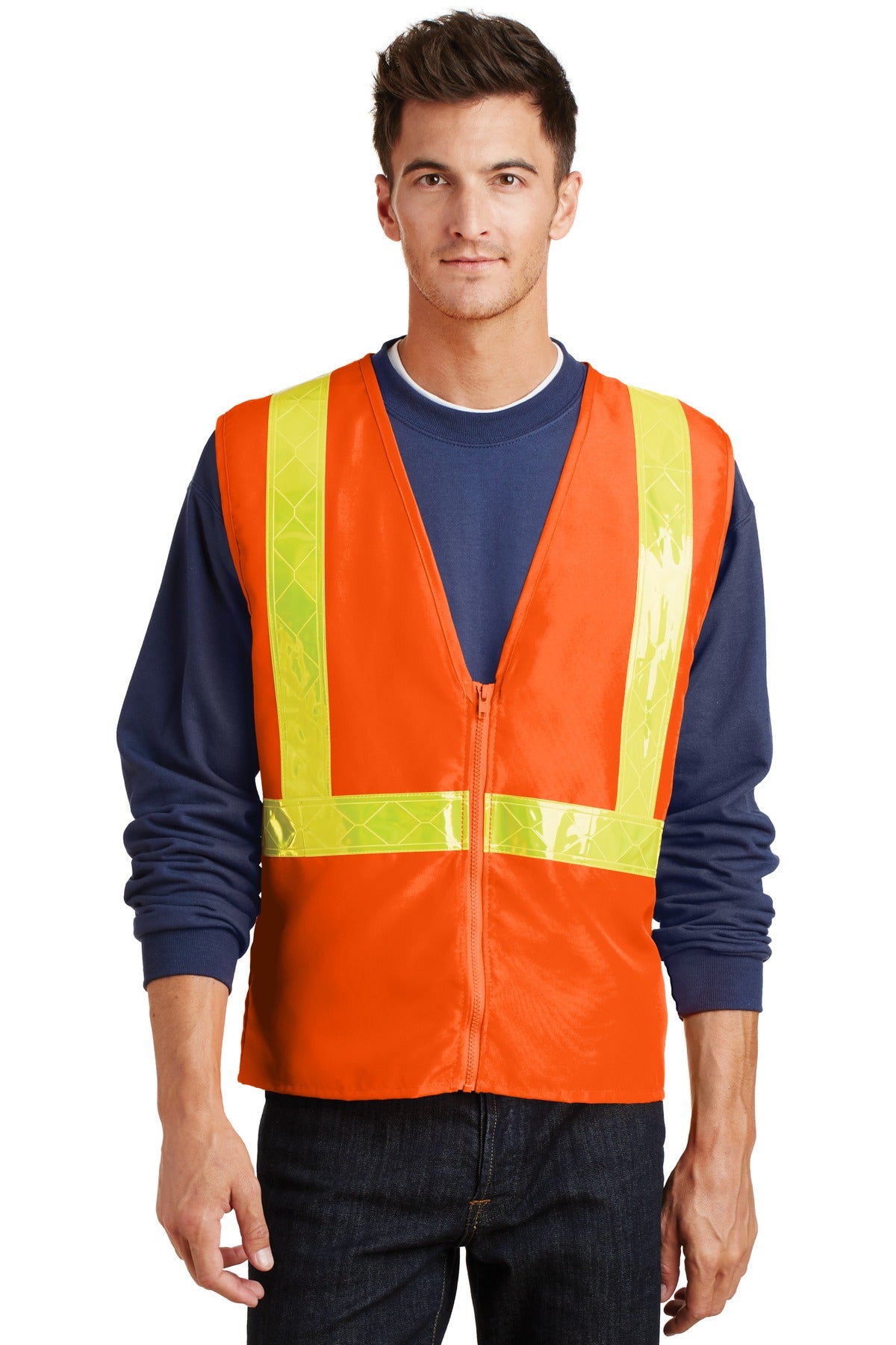 Port Authority Men's Enhanced Visibility Vest. SV01