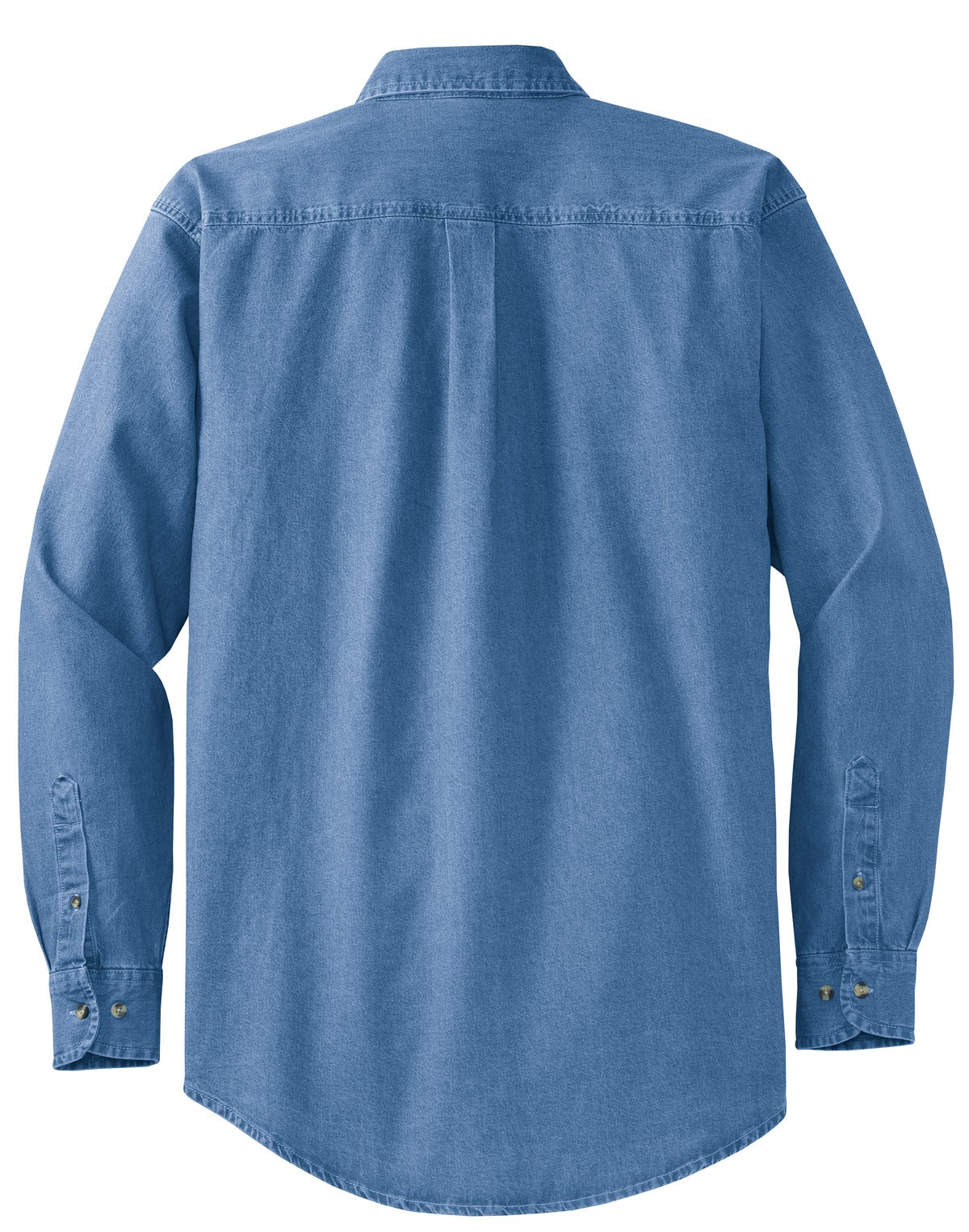 Port Authority Men's Tall Long Sleeve Denim Shirt. TLS600