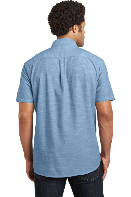 District Made Men's Short Sleeve Washed Woven Shirt DM3810 District