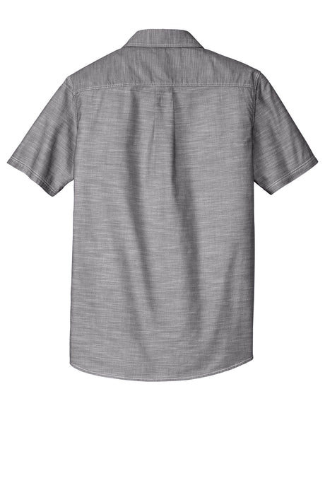 District Made Men's Short Sleeve Washed Woven Shirt DM3810 District