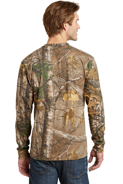 Russell Outdoors Men's Realtree Long Sleeve Explorer 100% Cotton T-Shirt with Pocket S020R