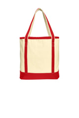 Port Authority Large Cotton Canvas Boat Tote. BG413 Unisex Accessories Bags & Backpacks