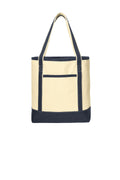Port Authority Large Cotton Canvas Boat Tote. BG413 Unisex Accessories Bags & Backpacks