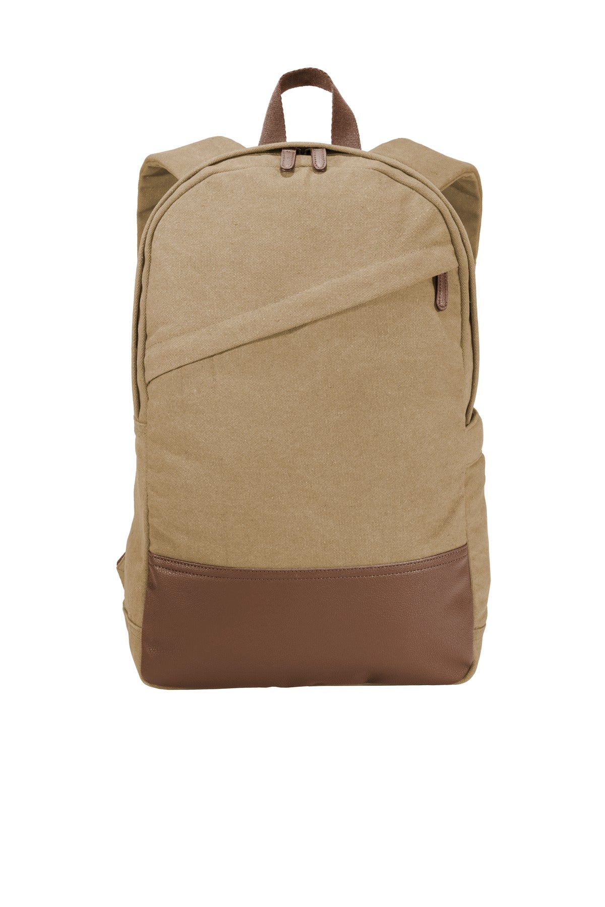 Port Authority  Cotton Canvas Backpack. BG210