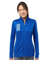 Adidas Women's 3-Stripes Double Knit Full-Zip Adidas