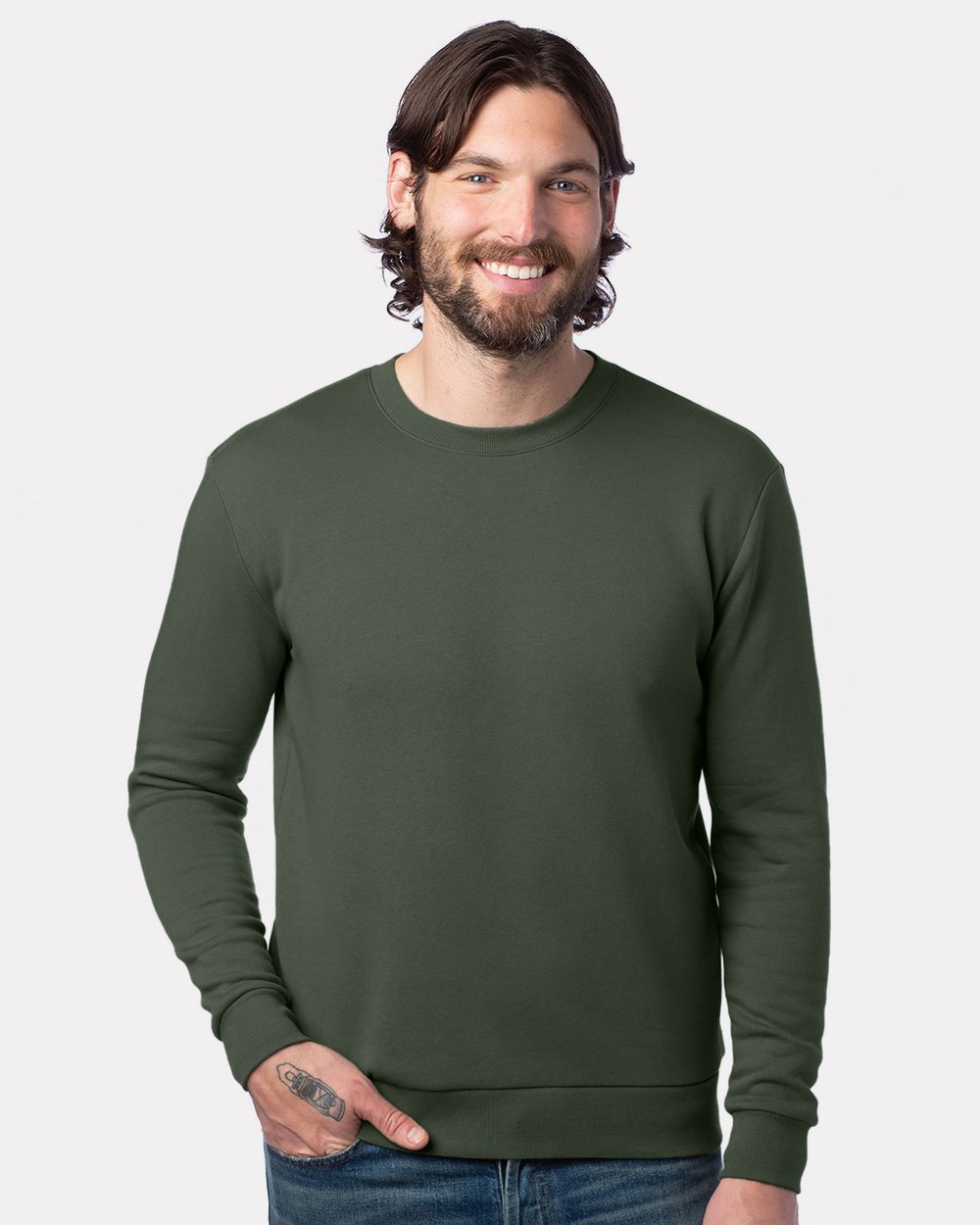 Alternative Men's Eco-Cozy Fleece Sweatshirt Mens Apparel Sweatshirts & Fleece