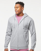 Tultex Unisex Full-Zip Hooded Sweatshirt Tultex