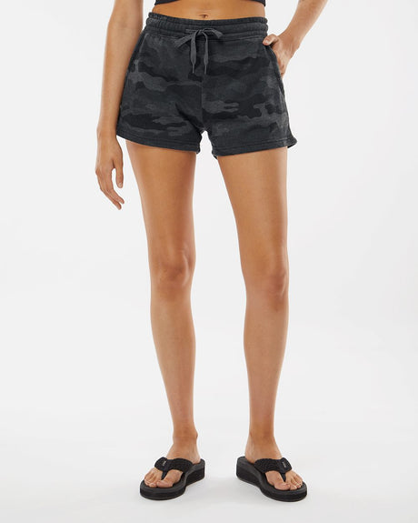 Independent Trading Co. Women's Lightweight California Wave Wash Sweatshorts Independent Trading Co.