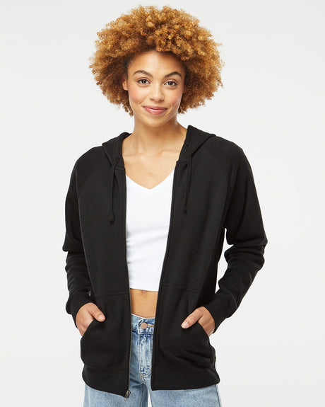 Independent Trading Co. Men's Special Blend Raglan Full-Zip Hooded Sweatshirt Independent Trading Co.
