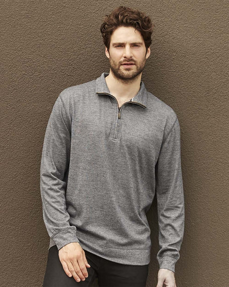 Weatherproof Men's Vintage Microstripe Quarter-Zip Pullover Weatherproof