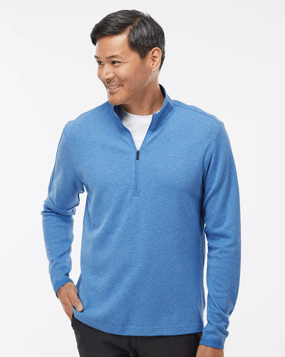 Adidas Men's 3-Stripes Quarter-Zip Sweater