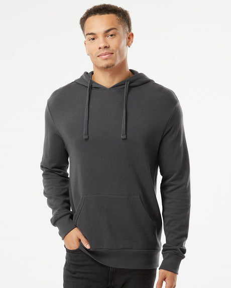Alternative Men's Challenger Lightweight Eco-Washed French Terry Hooded Pullover Alternative