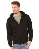 Bayside Men's USA-Made Full-Zip Hooded Sweatshirt Bayside