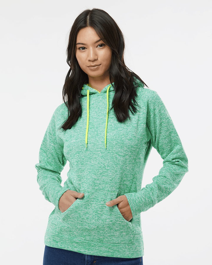 J. America Women's Cosmic Fleece Hooded Sweatshirt J. America
