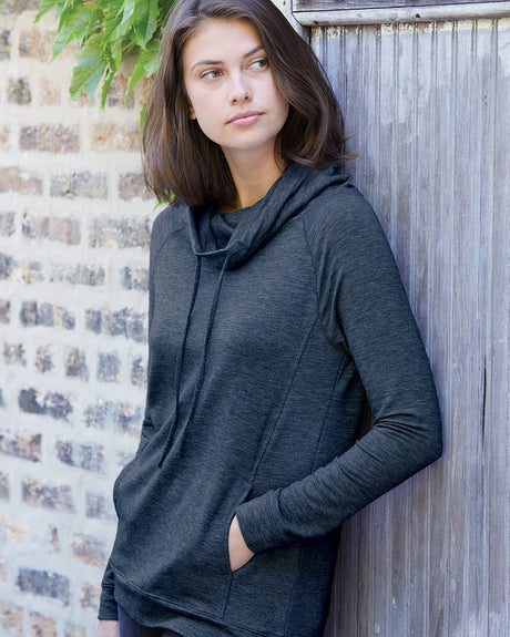 Weatherproof Women's HeatLast Fleece Faux Cashmere Funnel Neck Sweatshirt Weatherproof