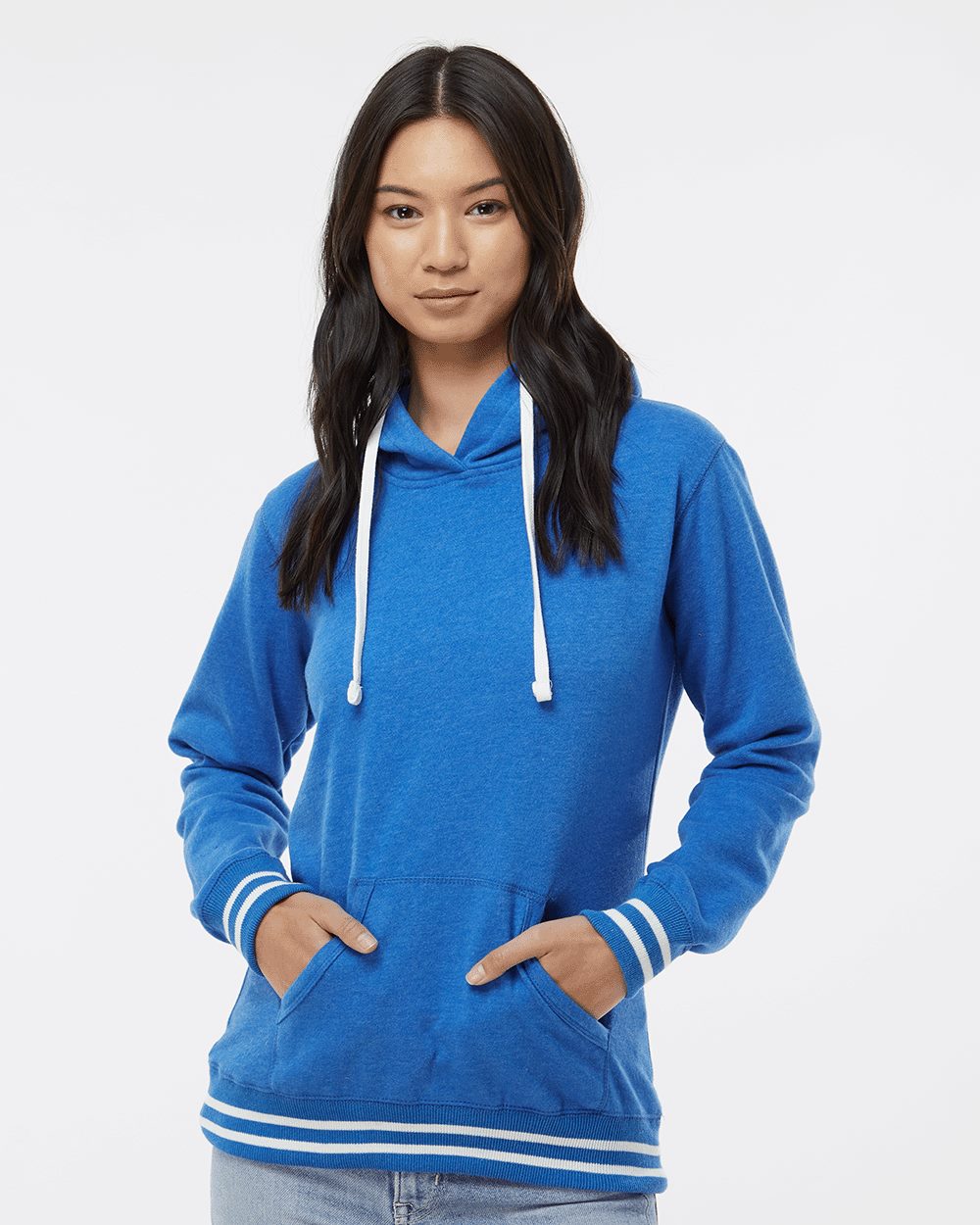 J. America Women's Relay Hooded Sweatshirt J. America