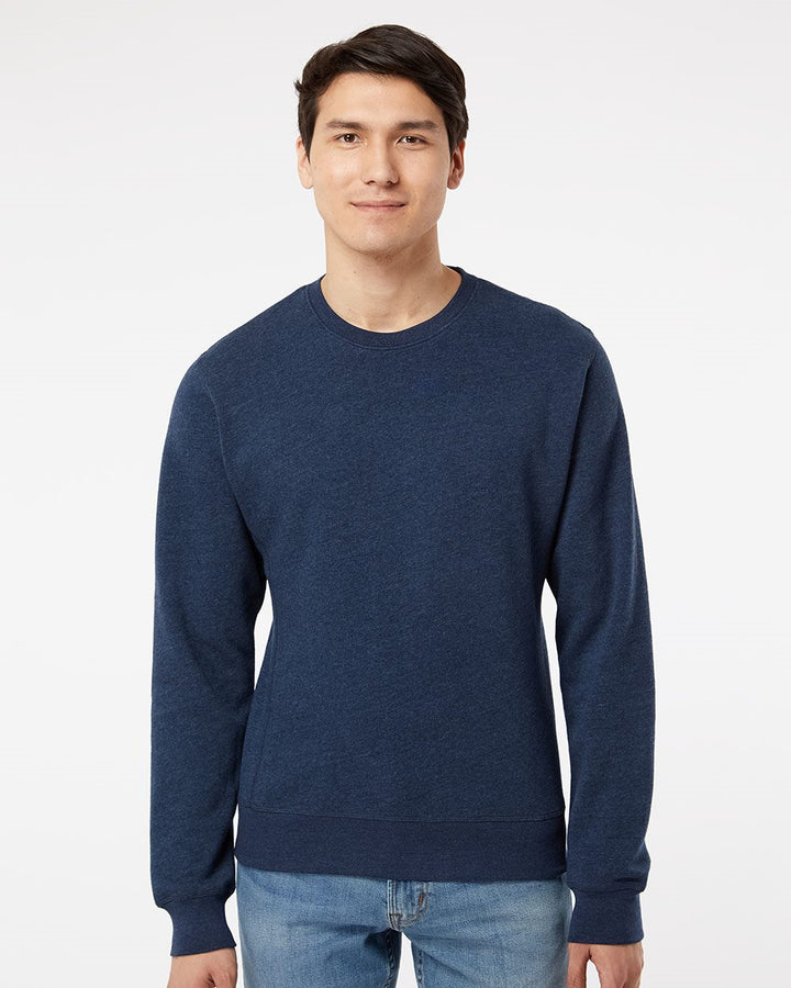 J. America Men's Triblend Fleece Crewneck Sweatshirt J. America
