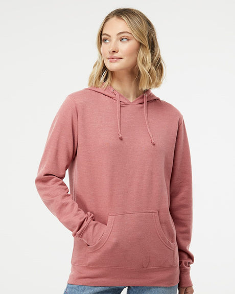 Independent Trading Co. Juniors’ Heavenly Fleece Lightweight Hooded Sweatshirt Independent Trading Co.
