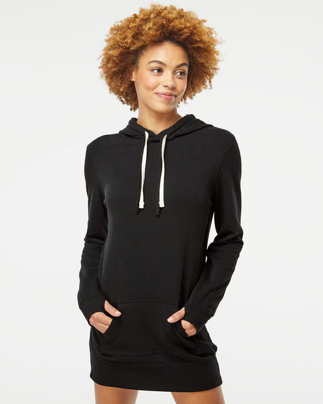 Independent Trading Co. Women's Special Blend Hooded Sweatshirt Dress Independent Trading Co.