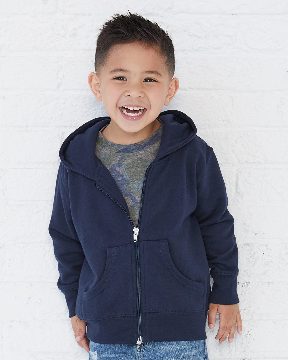 Rabbit Skins Toddler's Full-Zip Fleece Hooded Sweatshirt Rabbit Skins