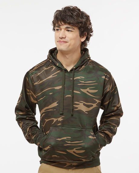 J. America Polyester Tailgate Hooded Sweatshirt J. America