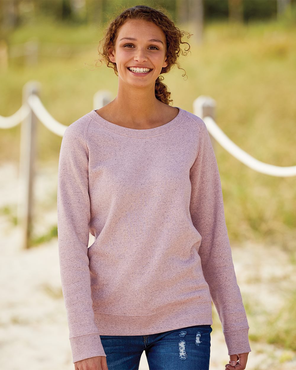 MV Sport Women's Space-Dyed Sweatshirt MV Sport