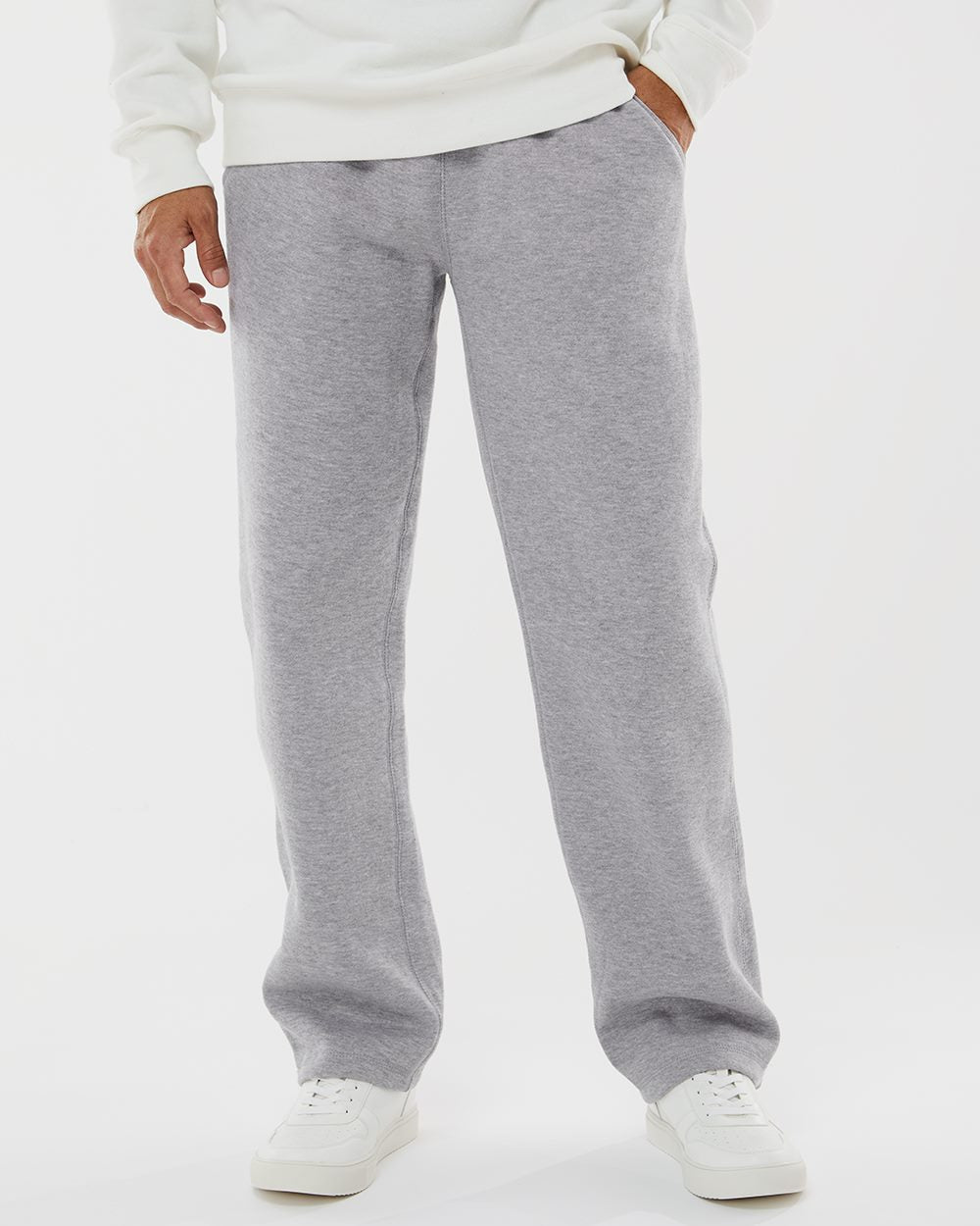 J. America Men's Premium Open-Bottom Sweatpants J. America