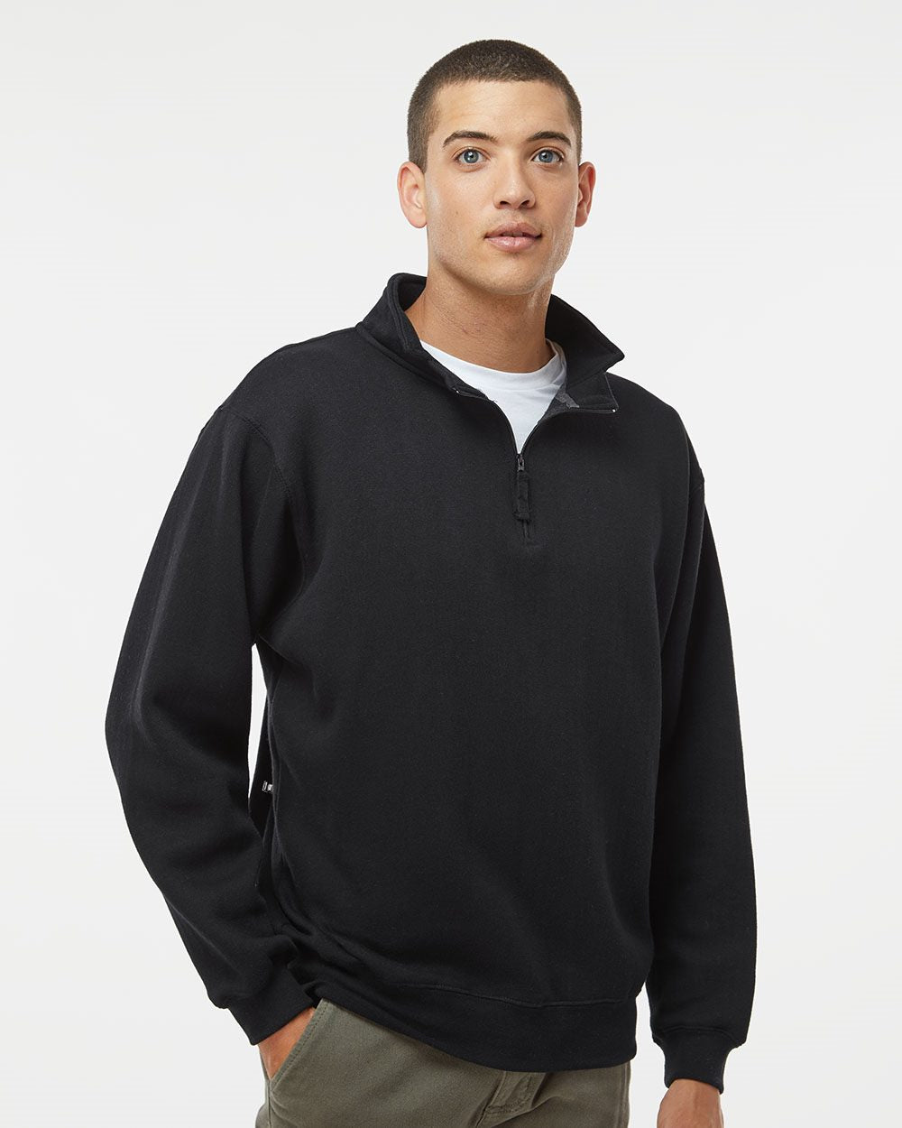 J. America Men's Heavyweight Fleece Quarter-Zip Sweatshirt J. America