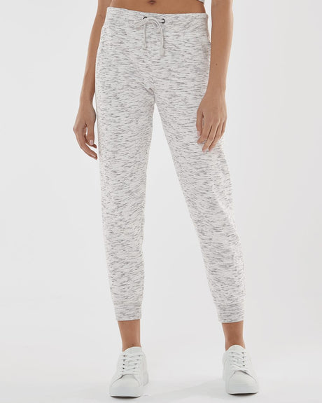 J. America Women's Melange Fleece Joggers J. America