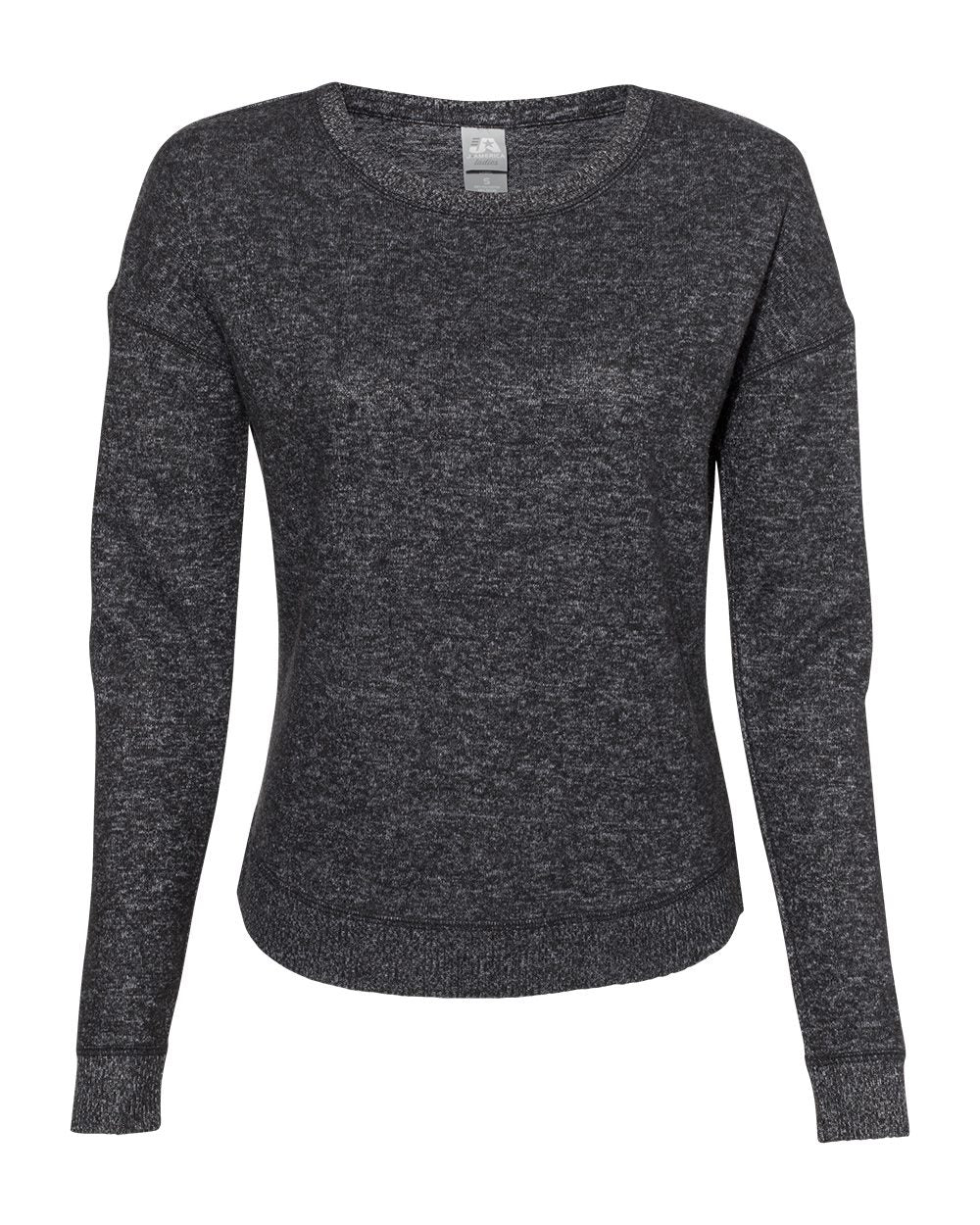 J. America Women's Cozy Jersey Crewneck Pullover J. America