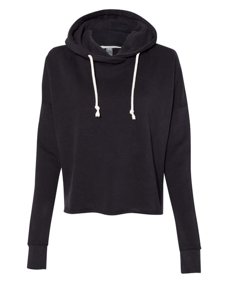 J. America Women's Lounge Fleece Hi-Low Hooded Sweatshirt J. America