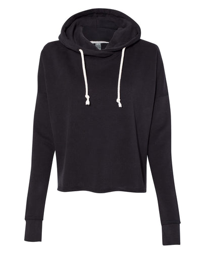 J. America Women's Lounge Fleece Hi-Low Hooded Sweatshirt